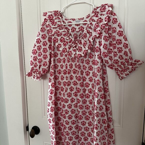 hot pink dress near me Cute Hot Pink Bubble Sleeve Dress
